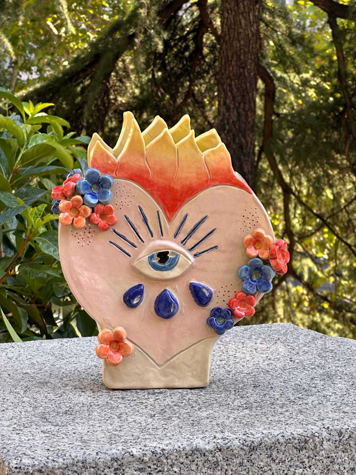 Jarrón Mio Amore Florcitas