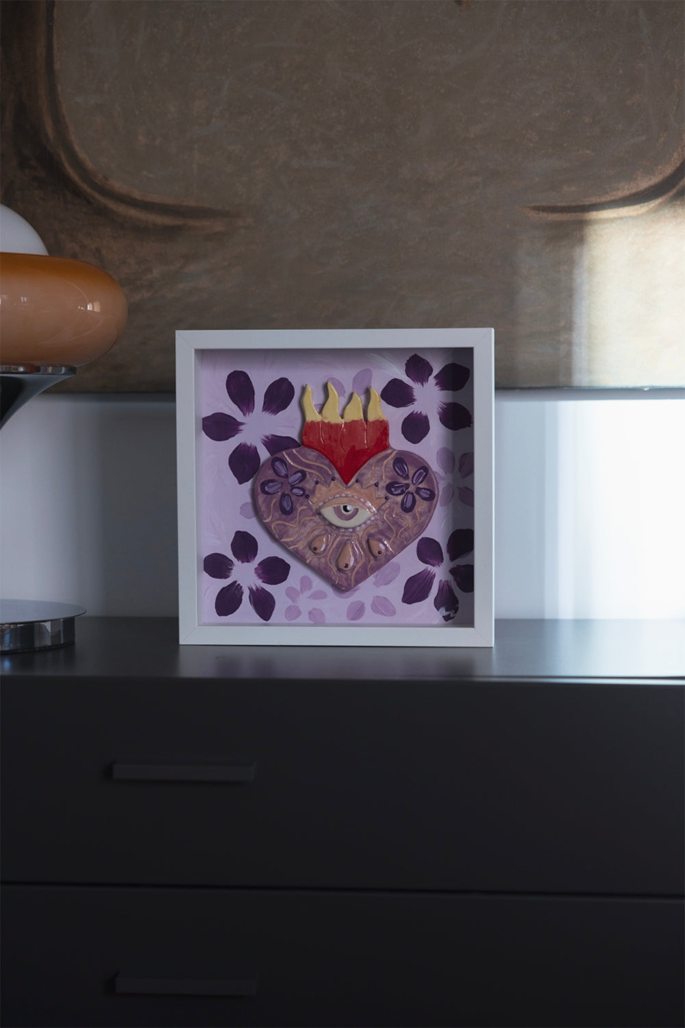 Mio Amore Box Cerámica Morado