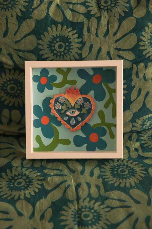 Mio Amore Box Cerámica Turquesa