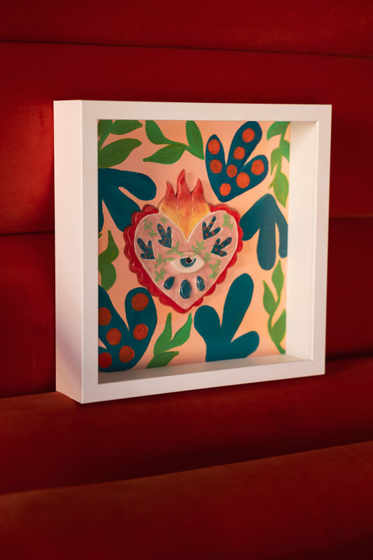 Mio Amore Box Cerámica Rosa