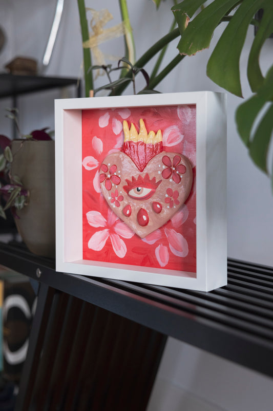 Mio Amore Box Cerámica Rojo