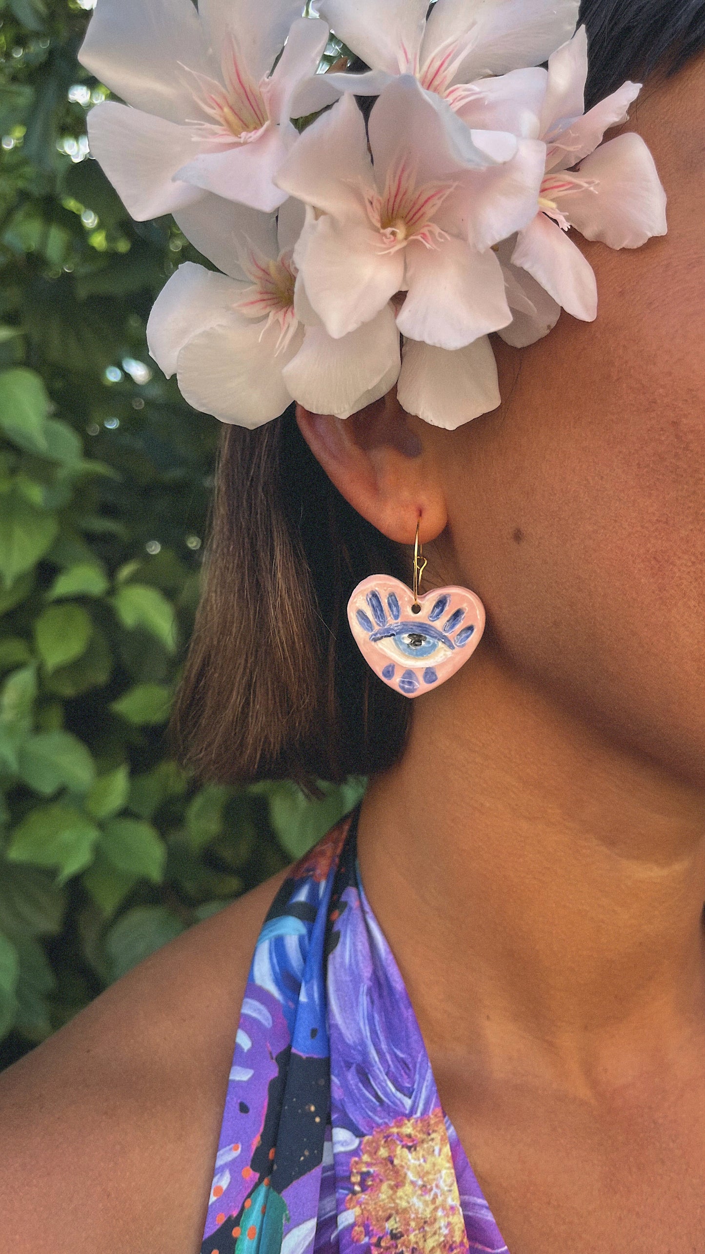 Pendientes Mio Amore Rosa