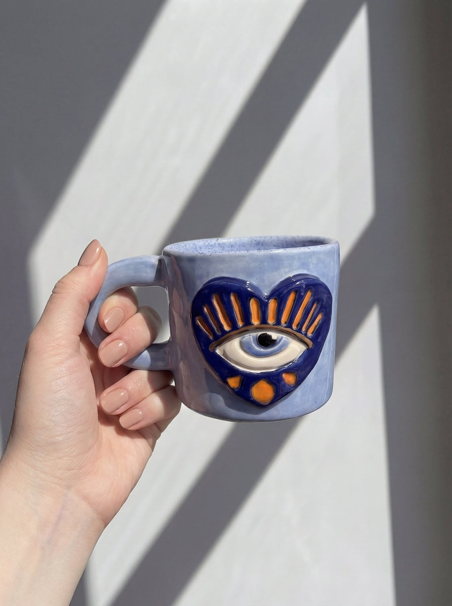 Taza Mio Amore Azul