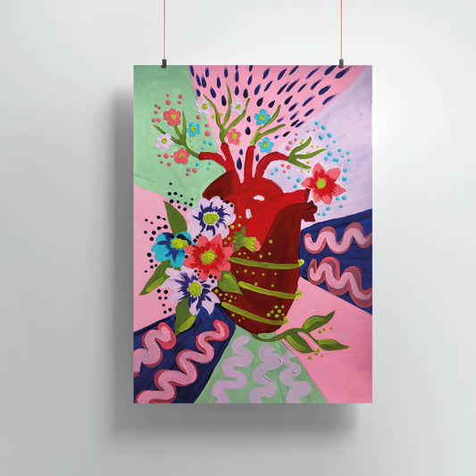 Lámina Corazón Acuático