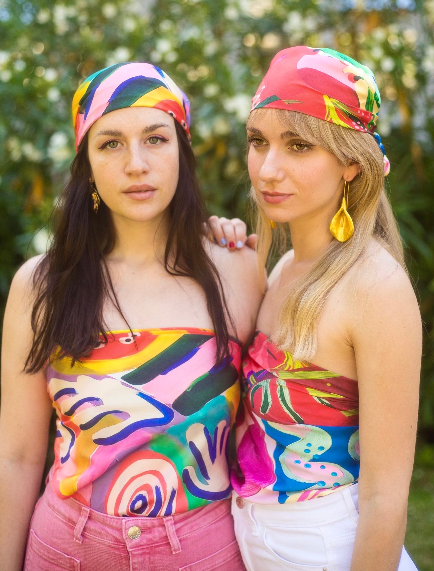 Pañuelo Coral de Pensamientos