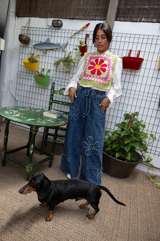 Pantalon Azalea Azul