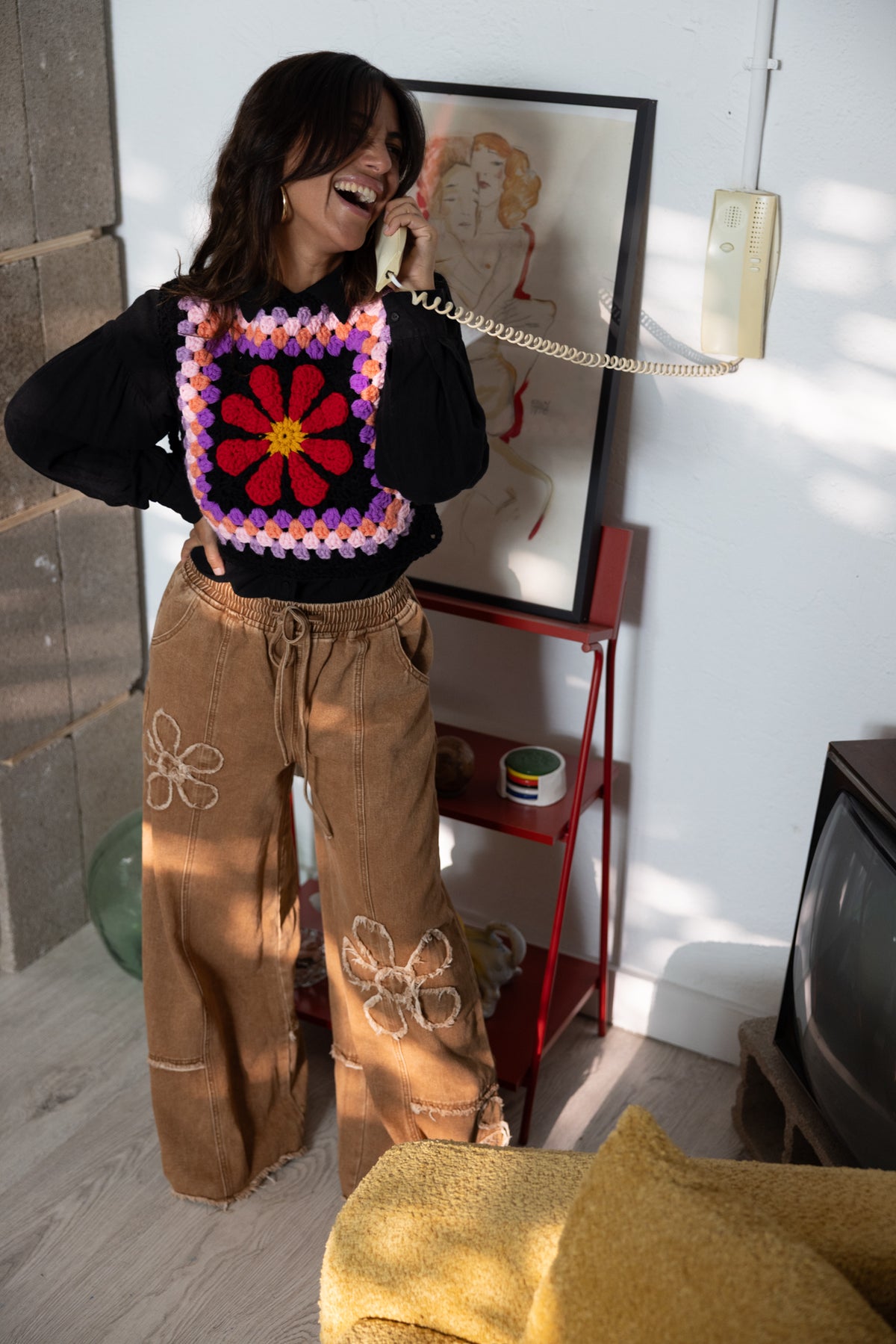 Pantalon Azalea Marrón