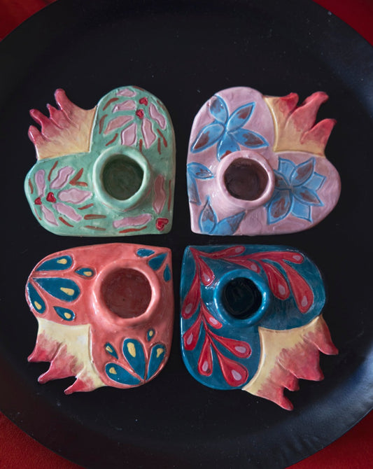 Candelabros Flower Power