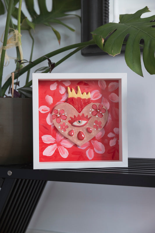 Mio Amore Box Cerámica Rojo