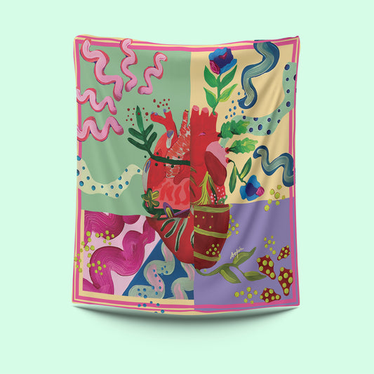 Pañuelo Corazón Acuático